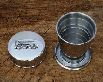 Lancaster Bomber Collapsible Cup Folding Shot Cup Vintage Plane Gift