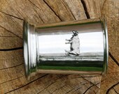 Julep Cup English Pewter Dairy Cow Emblem Gift 97