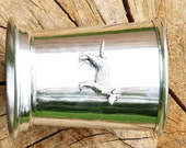 Julep Cup English Pewter Labrador Emblem Gift 207