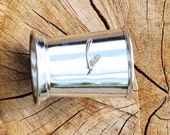 Julep Cup English Pewter Mayfly Emblem Insect Wildlife Gift 237