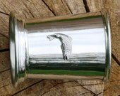 Julep Cup English Pewter Rainbow Trout Emblem Gift 378
