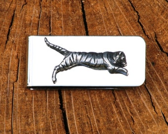 Tiger Money Clip Etsy - tiger money clip mens engraved gift