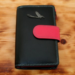 Insects & Bugs Ladies Leather Purse RFID Safe With Zip Coin Pouch Womens Wallet Ladybird Dragonfly Father&#39;s Day Gift lp