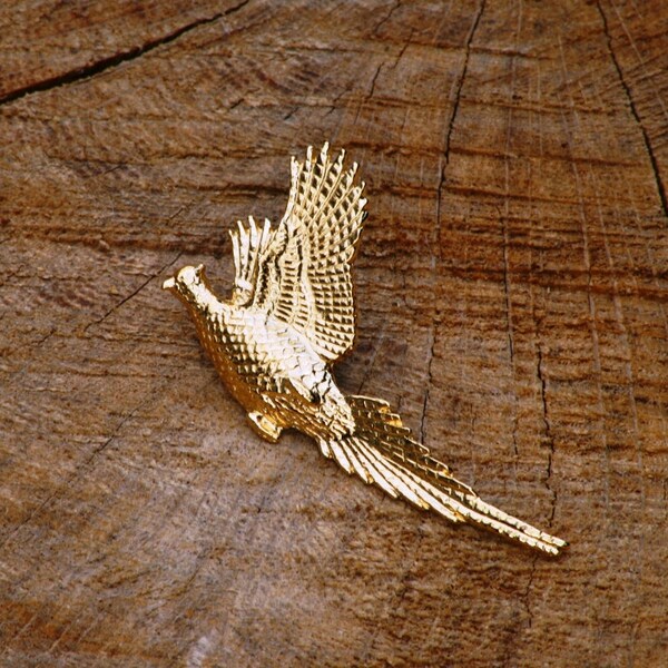 pheasant tie pin