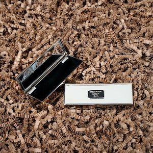 Porta rossetto in metallo per invitati al matrimonio con specchio e incisione gratuita, regalo per testimone dello sposo, usciere, lh