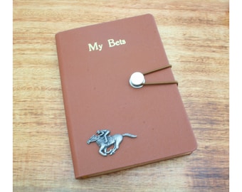 Horse Racing Bets Notebook A6 Notepad Jotter Race Day Birthday Gift 187