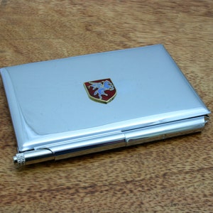 Britse militaire regimenten metalen notitieblok memokaarthouder met gepersonaliseerde gratis gravure signalen Gurkha militair verjaardagscadeau nm