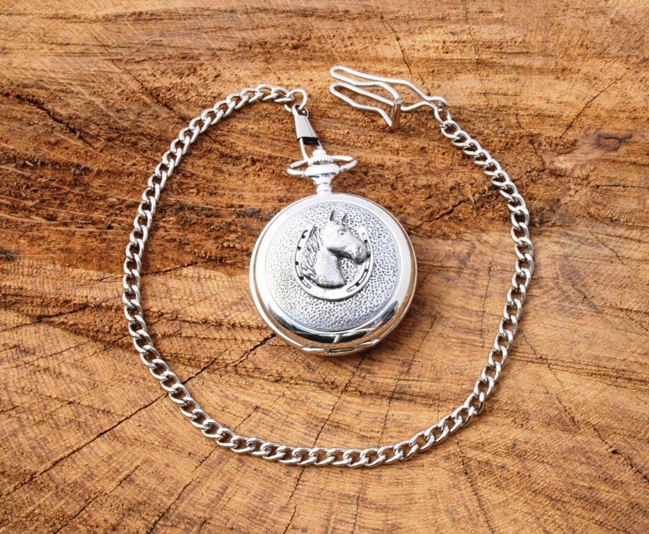 Horse pocket watch discount