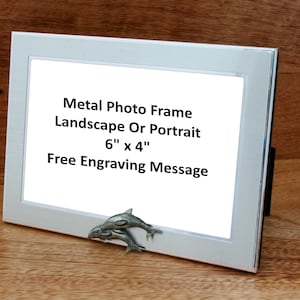 Dolphin D Design Cadre photo/photo portrait ou paysage 6 x 4 Sealife Cadeau fête des pères 106 mf