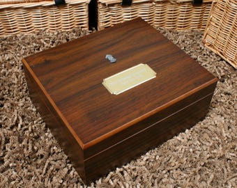 Historical Figures Wooden Cigar Humidor Storage Box Personalised Churchill King Henry Darwin Gift hr