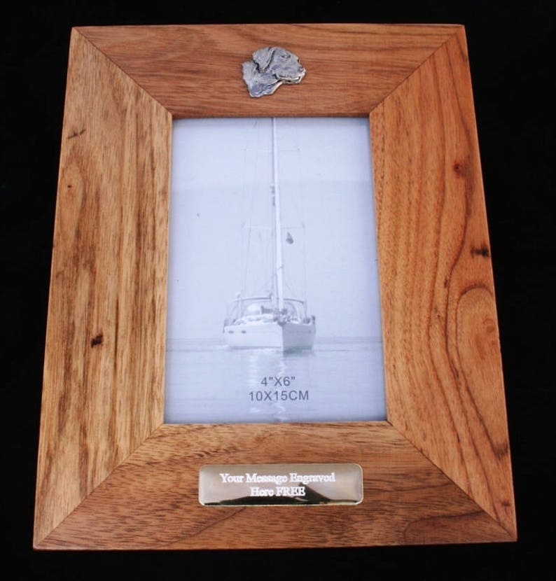 Labrador Head Wooden Photo Picture Frame Gift Landscape Or Portrait Gun Dog Gift 208