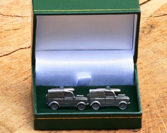 Off Roader Series 1 Cufflinks Pewter UK Handmade Fathers Day Gift 214 cu