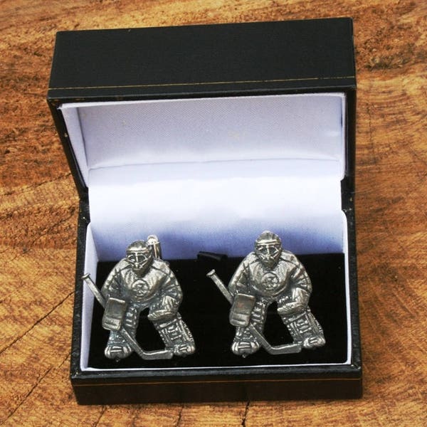 Hockey Cufflinks Etsy