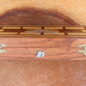 Speciale houten cribbagebord voor verjaardag met speelkaarten Gepersonaliseerde gratis gravure cw