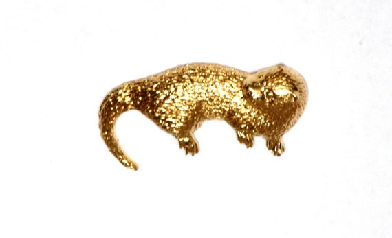 Lovely Quality /"Otter/" Pewter Pin
