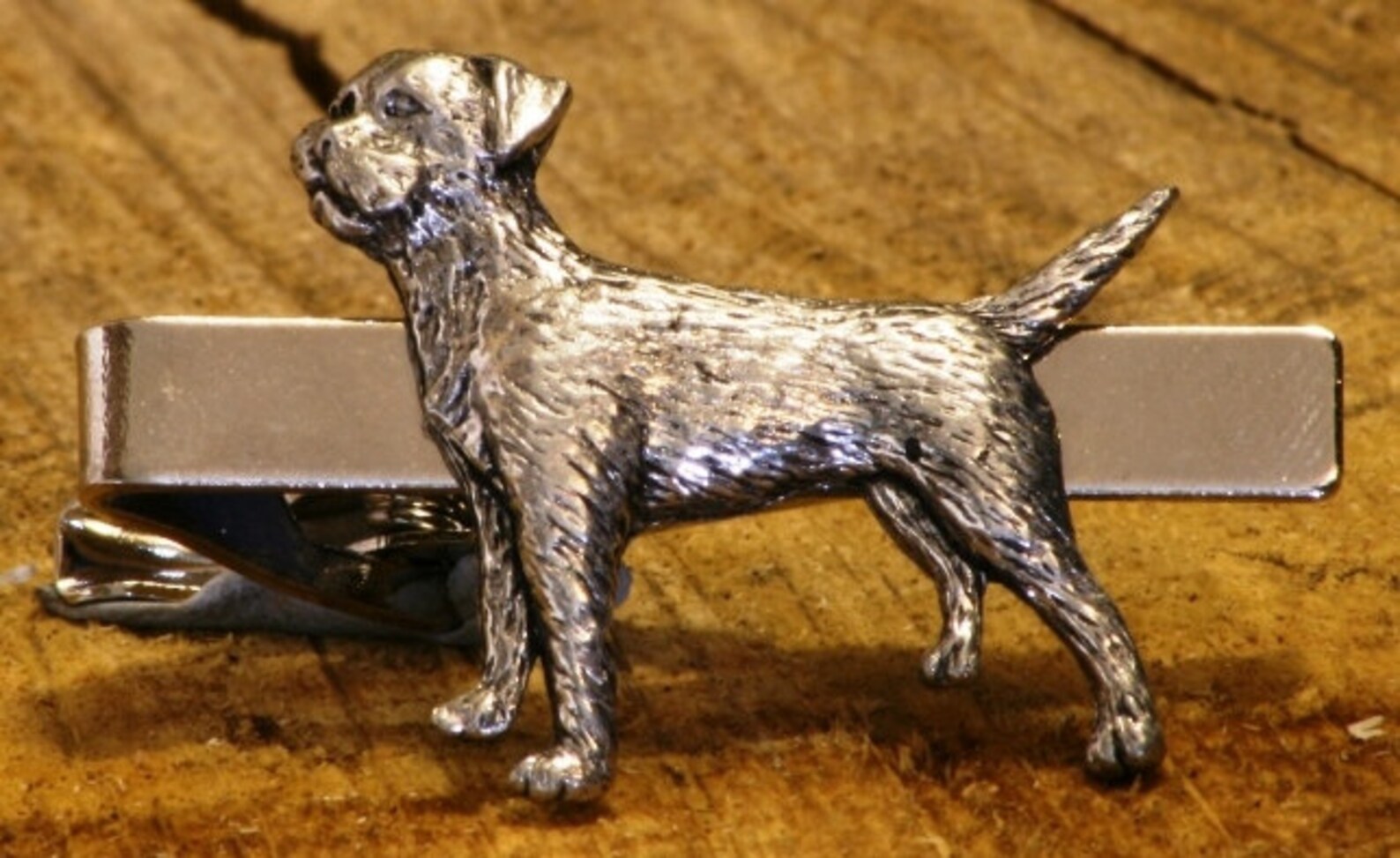 Border Terrier Cufflinks Tie Slide Clip Homme Cadeau Set ...