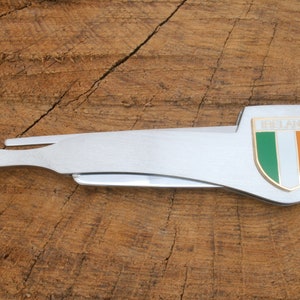 Irish Shield Smokers Pipe Tamper Tool with Bowl Scraper Personalised Initials Engraved Smokers Father&#39;s Day Gift 469 pt