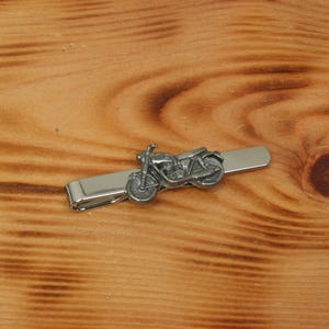 Vintage Motorrad Krawattenklammer Tack Slide UK Handmade Biker Geschenk zum Vatertag 386 ti