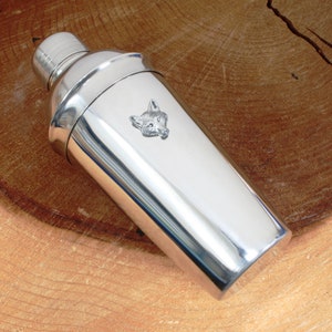 Fox Head Cocktail Shaker Mixer mit eingebautem Sieb Cocktail 141