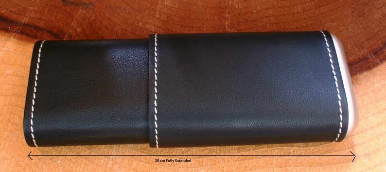 Octopus Large Leather Covered Cigar Tube Case Cedar Lined Gift Boxed 248