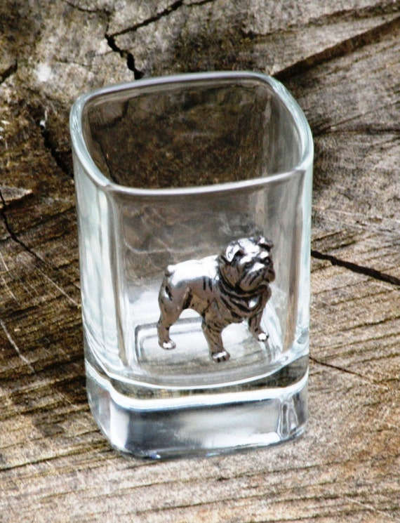 bulldog shot glasses