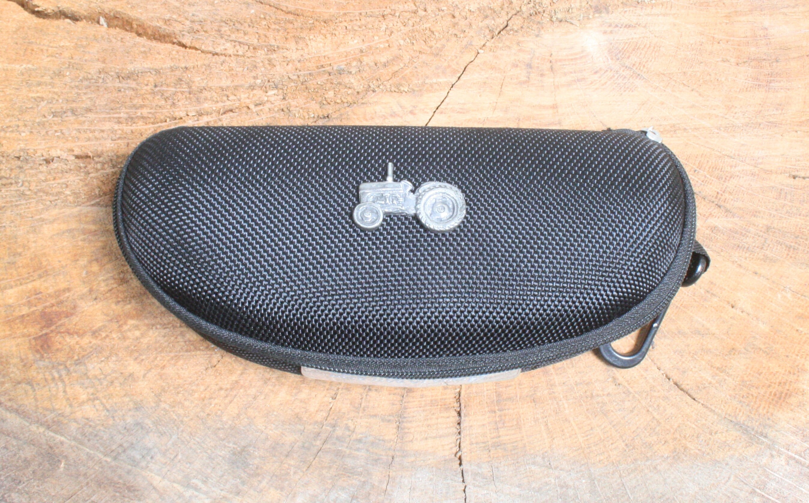 Farm Vehicles Canvas Glasses Case Black Soft Case Sports Birthday Gift Personalised Free Engraving  Tractor Combine Fergi Birthday Gift cg