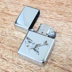 Military Planes Windproof Petrol Lighter Father&#39;s Day Gift With Personalised Free Engraving Hurricane F15 Father&#39;s Day Gift ls