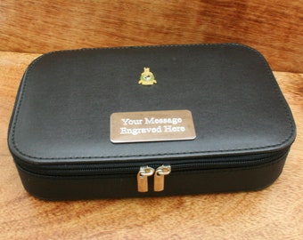 Marines Regiments Travel Jewellery Box Rings Storage Free Engraving Military Gift tj