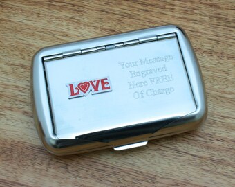 tobacco tin heart Handcrafted love Design Brass Tobacco Tins - Etsy