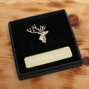 Broche Délicate Cerf – épingle Dorée – Style Antique – Neuf Avec étiquettes