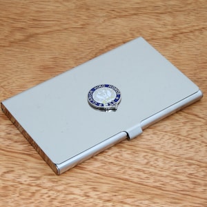 Clan Crests Metal Business Credit Card Holder With Personalised Free Engraving Father&#39;s Day Gift Scottish Clans Father&#39;s Day Gift mch