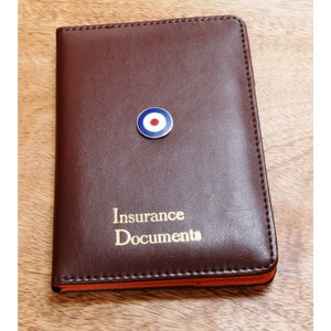 RAF Regiments Driving and Insurance Documents Holder Military Christmas Gift ib