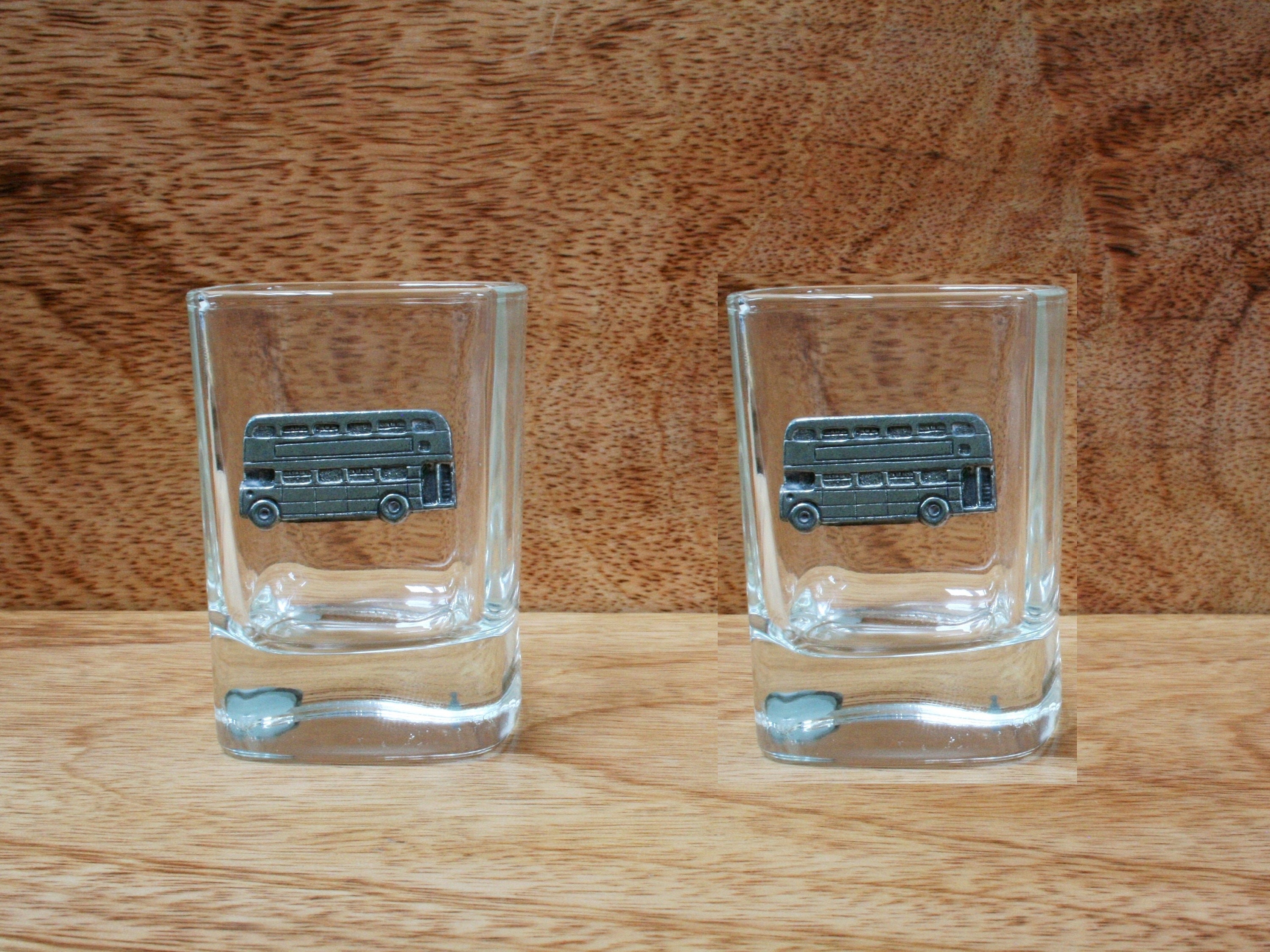 London Souvenir-Schnapsglas – Mit Briefmarken-Design, 5,7 Cm Hoch, 4,6 Cm Durchmesser, Seltenes Sammlerstück