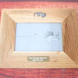 Otter Wooden Photo Picture Frame   Father&#39;s Day Gift 6x4 Wildlife Father&#39;s Day Gift 252 wf
