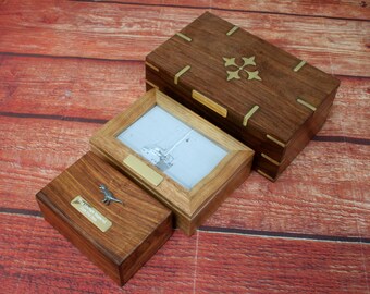 Dinosaurs Wooden Jewellery Memory Keepsake Boxes With Personalised Free Engraving  T Rex Diplodocus Stegosaurus Birthday Gift jb