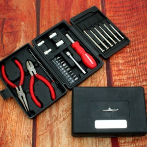 Boats and Vessels Home and Garage 26pc Essential Multi Purpose Tool Kit Housewarming Free Engraving Nautical Ships Rowing Birthday Gift tk