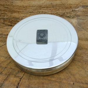 Tarocchi, gioielli in peltro, portapillole rotondo inglese, regalo per la festa del papà, amanti della morte, sole, ppb