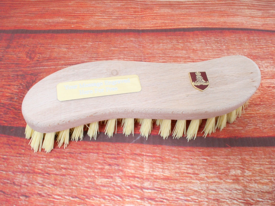 Artillery Regiments Wooden Hand Brush Cleaning Pet Brush Military Fathers Day Gift Wb Etsy