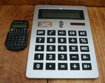 Mythology & Fantasy GIANT Desk Calculator Or Scientific Calculator With Free engraving Dragon Alien Unicorn Gift ct
