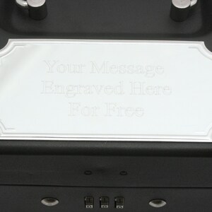 Custom Cash Box 3 Digit Combination Safe Security Box With Removable Tray Free engraving image 6