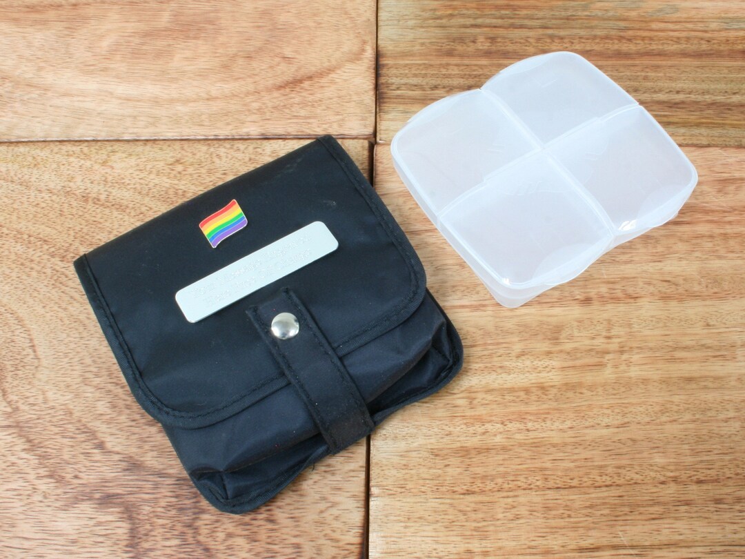Pride Travel Compartment Box Storage Pill Box Soft Case Personalised ...