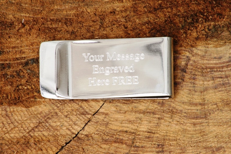 Trout Fish Pewter Money Clip Metal Mens Free Engraved Trout Etsy