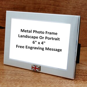 Union Jack Photo Picture Frame   Father&#39;s Day Gift Landscape Or Portrait Father&#39;s Day Gift 383 MF