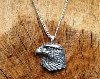 Hawk Eagle Necklace & Pendant Ladies Bird Of Prey Fathers Day Gift nlk