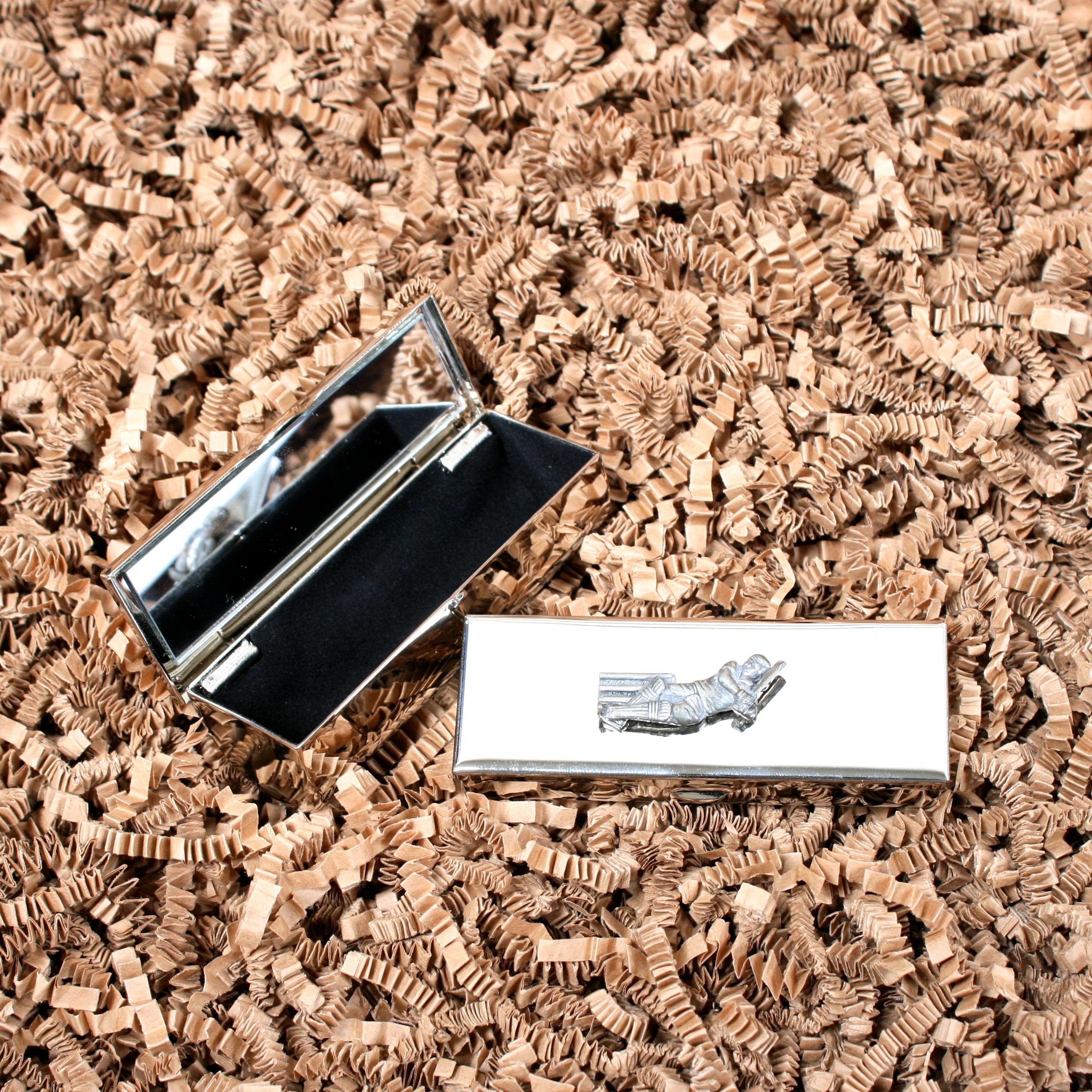 Australian Symbols Metal Lipstick Holder With Mirror Free