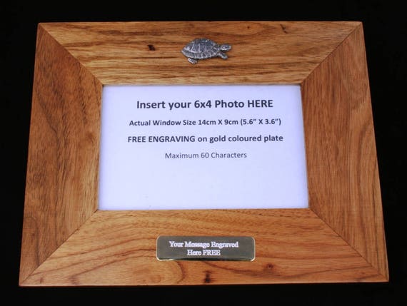 Ferret Wooden Photo Frame 6 x 4 Landscape or Portrait Ferreting Gift