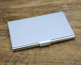 Personalised Metal Business Credit Card Holder With Personalised Free Engraving Gift mch