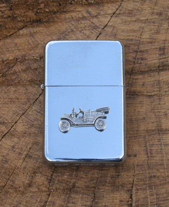 Vintage Car Windproof Petrol Lighter FREE ENGRAVING Car Lover Gift 385
