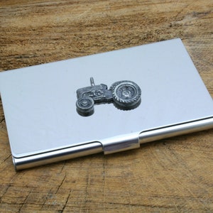Bauernhof Fahrzeuge Metall Geschäft Kreditkartenhalter Mit Personalisierter Gratis Gravur Geburtstagsgeschenk Traktor Kombinieren Fergi Geburtstagsgeschenk mch