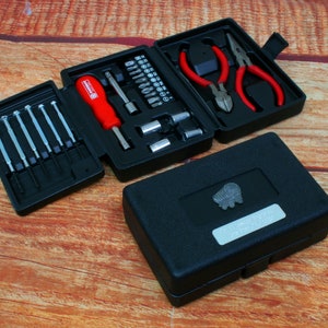 Vans and Vehicles Home and Garage 26pc Essential Multi Purpose Tool Kit Housewarming Personalised Free Engraving Off Roader Lorry Gift tk